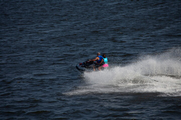 jet ski action couple