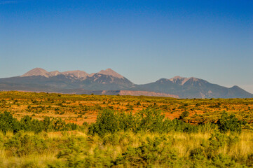 Landscape with Utah Mountains