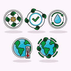 ecology five icons