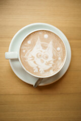 cup of coffee on table