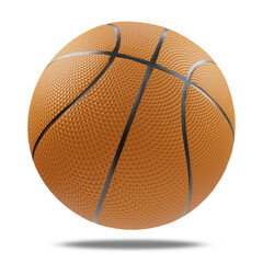 Fototapeta premium 3d realistic Basketball 3d rendering isolated
