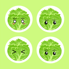 Cabbage Vegetable Mixed Expression Mask