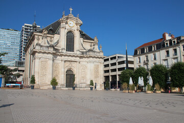 Fototapeta na wymiar saint-sebastien church in nancy in lorraine (france) 