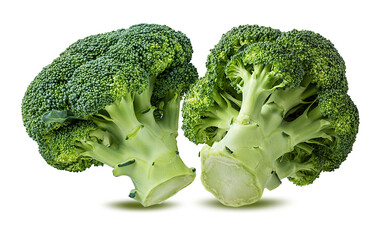 Broccoli isolated on white background.