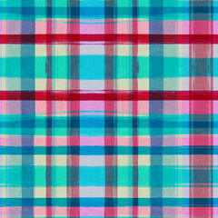 Tartan fabric texture