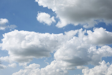 blue sky with clouds, clouds in the sky