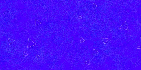 Light Gray vector background with triangles.