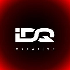 IDQ Letter Initial Logo Design Template Vector Illustration