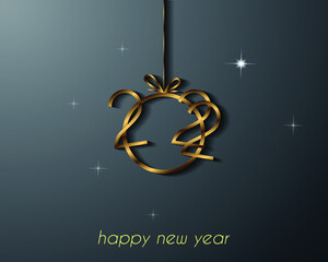 2022 Happy New Year background.