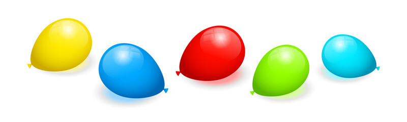 Balloons on the floor