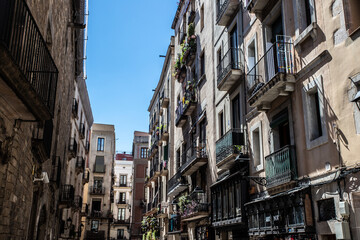 Fototapeta na wymiar Barrio Gotico in Barcelona