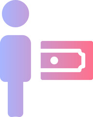 Fototapeta premium businessman icon