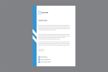 A4 Vector Letterhead Design Template