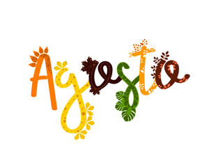 AUGOUST AUTUMN MONTH