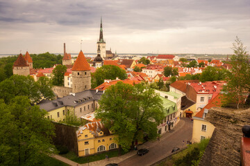 the view from oldtown Tallin, Estonia