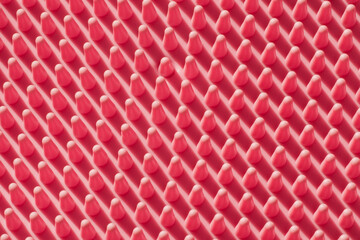 Pets Rubber Grooming Brush Appendage Texture