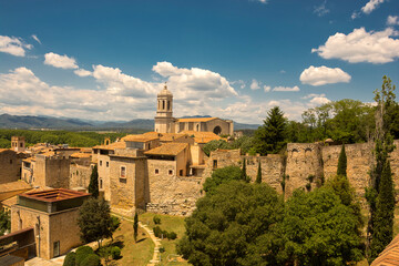 historical jewish quarter in Girona, Barcelona, Spain, Catalonia