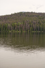 Pyramid Lake on a Cloudy Morning