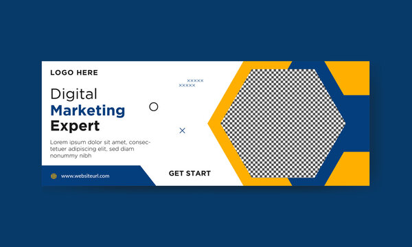 Digital Marketing Agency Facebook Cover Photo Or Web Banner Design