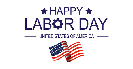 Fototapeta na wymiar Happy Labor Day USA