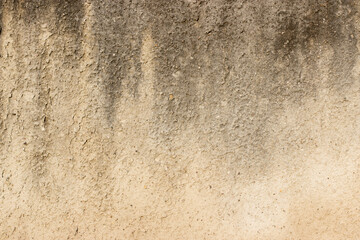 concrete wall old and winters in the evening light
