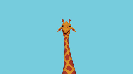 Cartoon giraffe