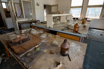 Abandoned glass factory 