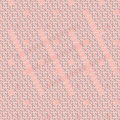 Seamless geometric linear pattern mesh. Modern stylish vector texture background in soft red, blue and white. Colourful pattern for wallpaper, wrapping paper, web backgrounds and prints.