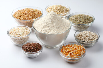 Whole wheat Atta with multigrains, soya,ragi,maize,chana,jowar,bajara,oats and flax seeds