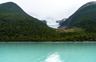 Seco glacier & the colorful waters of the Lago Argentino