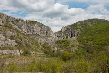 Nisevac natural gorge in Serbia