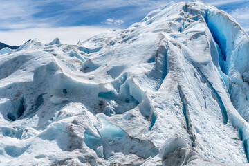 Beautiful ice of the Perito Moreno glacier
