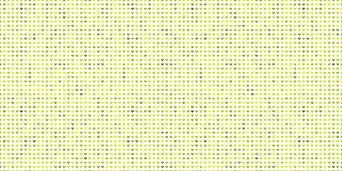 White luxury background with yellow and green beads. Seamless vector illustration.