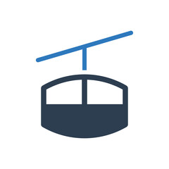 gondola icon - Cable car icon - funicular icon