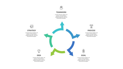 Creative concept for infographic with 5 steps, options, parts or processes. Business data visualization.