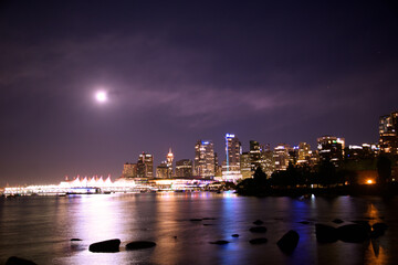 Fototapeta premium city skyline at night
