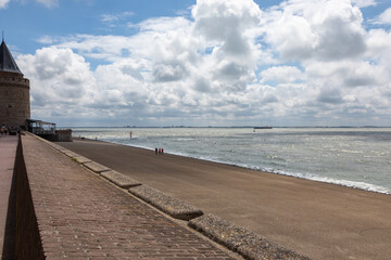 pier and sea (the port of Vlissingen - Holland)