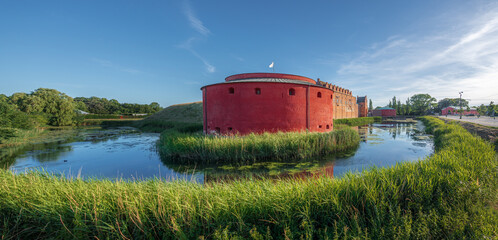 Obraz premium Panoramic view of Malmo Castle - Malmo, Sweden