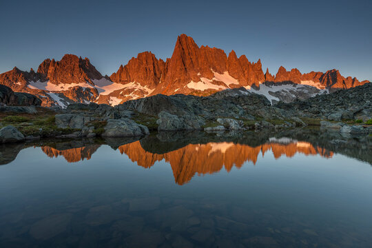 Sunrise, Minarets, Ansel Adams Wilderness, California