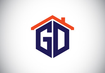 Initial GD Letter Logo With Creative Modern Business Typography Vector Template. Creative Abstract  Monogram Letter GD