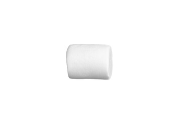 White marshmallow isolated on a white background.
Big White marshmallow.