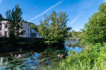 Fototapeta premium the mass of narni in stifone bathing place