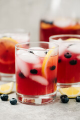 Blueberry Lemonade Still Life scene