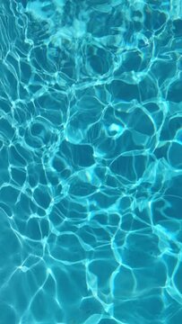 Clear water sparkling in sun light video, copy space, live wallpaper