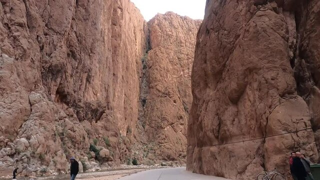 Morocco, Todra Gorges In High Atlas, famous canyon and landmark