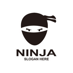 Ninja Logo icon vector design