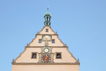 Fototapeta na wymiar rothenburg clock tower