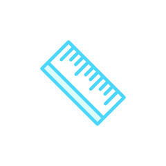 Illustration Vector Graphic of Ruler icon