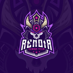 Samurai Esport Logo Design Illustration For Gaming Club