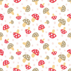 seamless pattern with icons and design elements